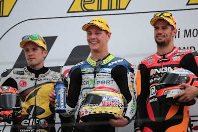 Dominique Aegerter gewann 2014 auf Suter den Sachsenring-GP