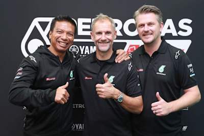 Razlan Razali, Wilco Zeelenberg und Johan Stigefelt (von links)