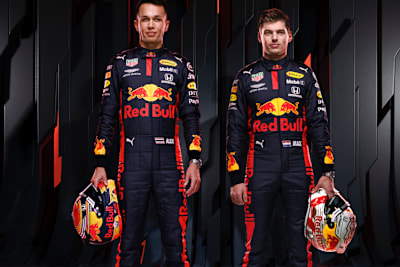 Alex Albon und Max Verstappen