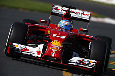 Fernando Alonso mit der Startnummer 14