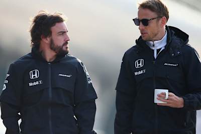 Fernando Alonso und Jenson Button