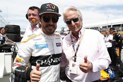 Fernando Alonso mit Michael Dougals in Montreal