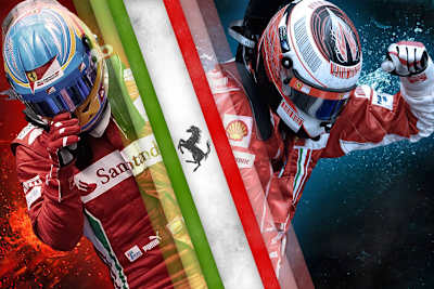 Fernando Alonso und Kimi Räikkönen