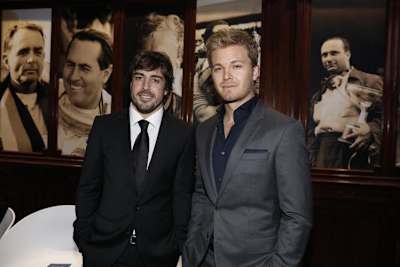 Fernando Alonso vor Nico Rosberg: Die falschen Gänge drin?