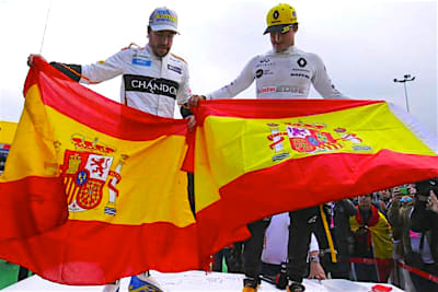 Fernando Alonso und Carlos Sainz