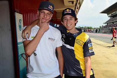 Zwei deutsche WM-Piloten: Florian Alt mit Philipp Öttl