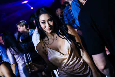 Augenschmaus: Die geladenen Gäste der Amber Lounge-Party zeigten sich von ihrer besten Seite