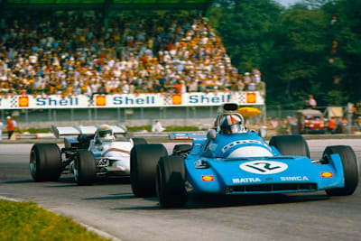 Bei Chris Amon (hier vorne im Matra) ging immer etwas schief