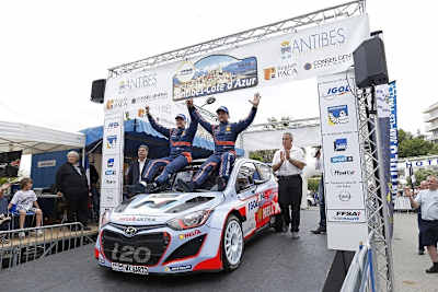 Sieg bei der Rallye d'Antibes