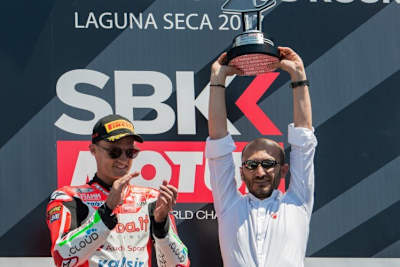 Claudio Domenicali feiert immer noch gerne V2-Siege 