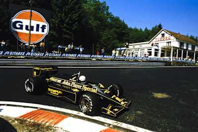 In Spa-Francorchamps 1985 bröckelte der Asphalt auf
