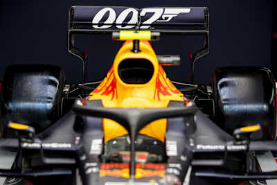 Red Bull Racing-Honda fährt in Silverstone mit 007