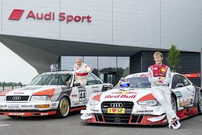 Hans-Joachim Stuck und Mattias Ekström