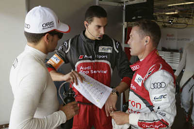 Wilson-Clarke (Mitte) wechselt zu Porsche