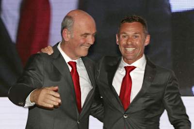 Tom Kristensen mit Dr. Wolfgang Ullrich