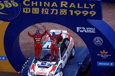 Didier Auriol Sieger der WM-Rallye China 1999