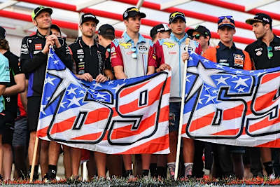 Beim Texas-GP 2019 gedachte das Fahrerlager Hayden