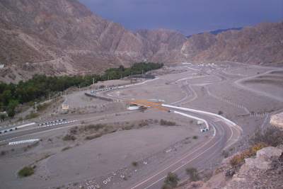 Die Gegend um das Autodromo Villicum ist steinig