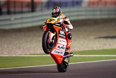 Lorenzo Baldassarri auf der Kalex des Forward-Teams