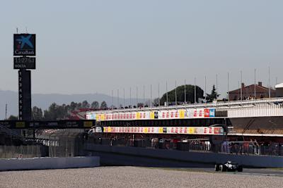 Die Formel-1-Stars dürfen morgen wieder auf dem Circuit de Barcelona-Catalunya Gas geben