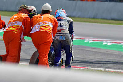 Jorge Martin stürzte im Moto3-Rennen