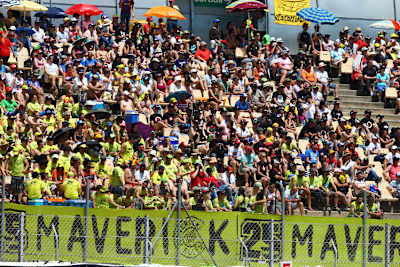 Die spanischen MotoGP-Fans in Barcelona