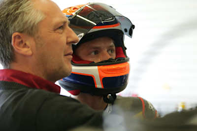 MarcVDS-Teamchef Michael Bartholemy und Neuzugang Tito Rabat