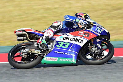 Enea Bastianini auf seiner Honda