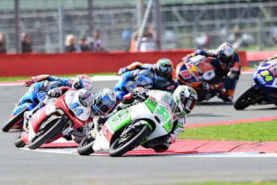 2014: Bastianini (33) erkämpfte Platz 3 hinter Alex Rins und Alex Márquez