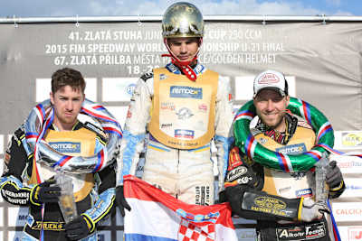 In Pardubitz wurde Martin Smolinski (re.) Dritter