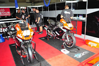 Box vom Remus Racing beim Brünn-GP 2013