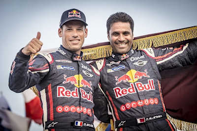 Mathieu Baumel (li.) und Nasser Al-Attiyah