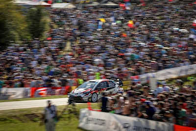 Kris Meeke im Rallye-Mekka «Panzerplatte»