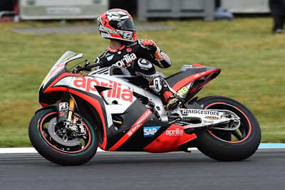 Alvaro Bautista quetschte seine Aprilia im Qualifying 1 aus