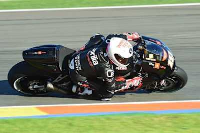 Alvaró Bautista auf der MotoGP-Aprilia