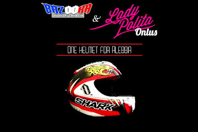 Loris Baz versteigert einen seiner Helme für die «Alessia Polita Foundation»