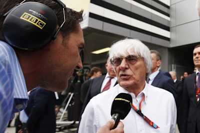 Das werden wir so bald nicht mehr sehen: BBC Sport interviewt im Formel-1-Fahrerlager Bernie Ecclestone