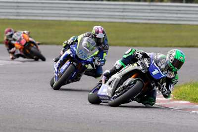 Cameron Beaubier (1), JD Beach (95) und Mathew Scholtz (11)