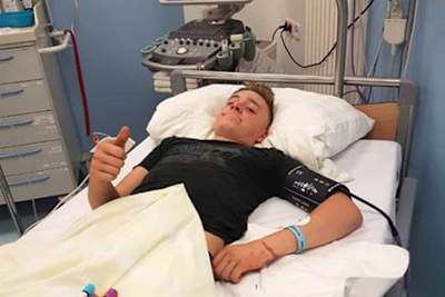 Troy Beinlich bricht sich den Unterschenkel