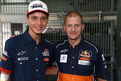 Bo Bendsneyder mit Teamchef Aki Ajo