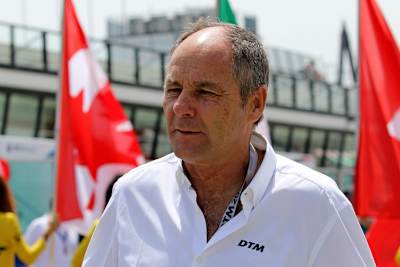 Maurizio Leschiutta mit Gerhard Berger zu Ferrari-Zeiten