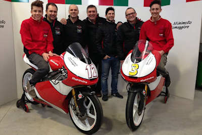 Marco Bezzecchi (links) fährt statt Rookie Stefano Manzi den Katar-GP für das Team Italia