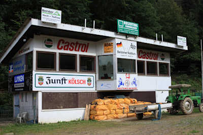 Das Start- und Zielgebäude in Bielstein