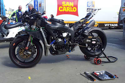 Die Kawasaki ZX-6R von Dominic Schmitter