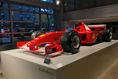 Der teuerste Formel-1-Rennwagen der Welt: Der Ferrari F2001 von Michael Schumacher