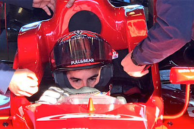 Marc Márquez im Formel 3-Boliden