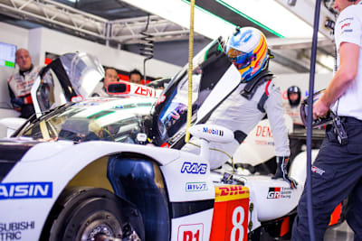 Fernando Alonso beim Test mit dem Langstrecken-Toyota