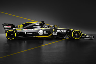 Der neue Renault: Schwarz von der Seite ...