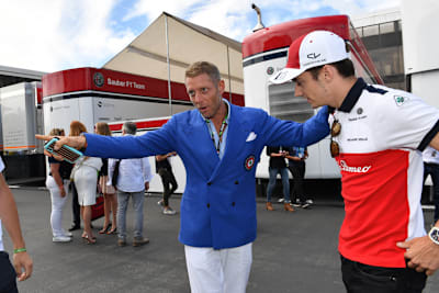 Lapo Elkann und Charles Leclerc