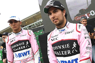 Esteban Ocon und Sergio Pérez